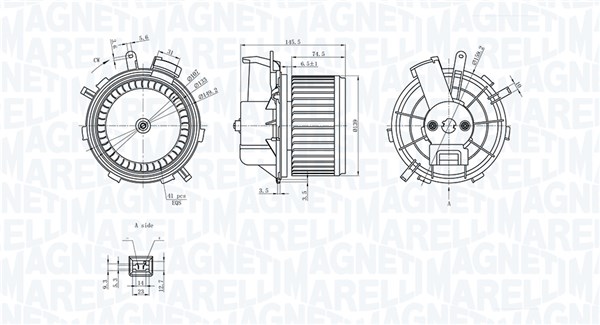 MTE236AX MAGNETI MARELLI
